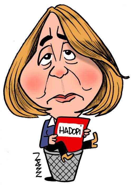 Caricature : Albanel Christine Caricature : Albanel Christine