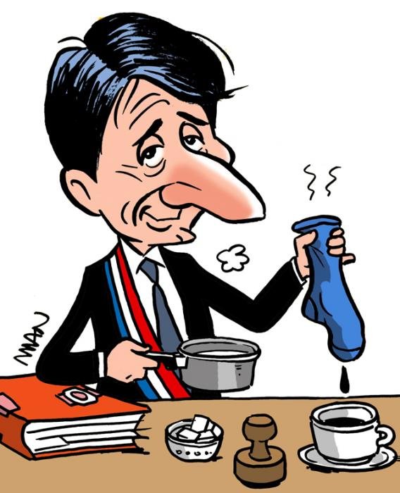 Caricature : Alduy J.P. Caricature : Alduy J.P.