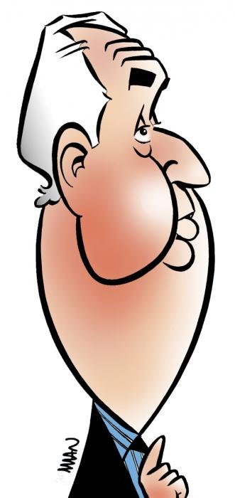 Caricature : Balladur Edouard Caricature : Balladur Edouard