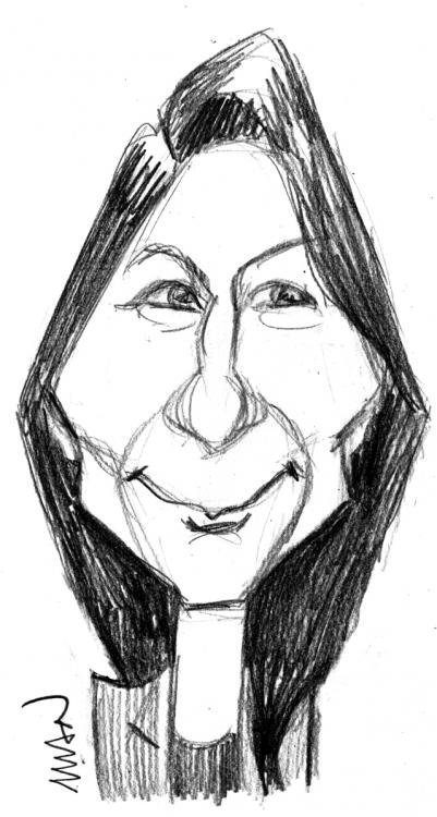 Caricature : Drucker Marie Caricature : Drucker Marie