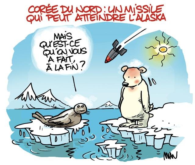 Dessin de presse : Alaska presse : Alaska
