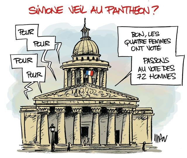 Dessin de presse : Pantheon presse : Pantheon