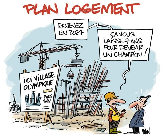 Dessin de presse : Plan logement presse : Plan logement