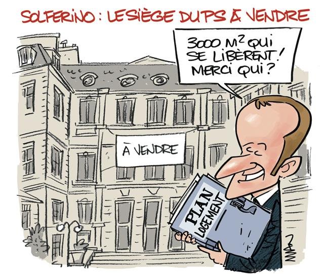 Dessin de presse : Solferino presse : Solferino