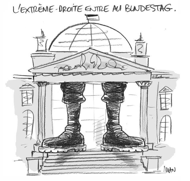 Dessin de presse : Bundestag presse : Bundestag