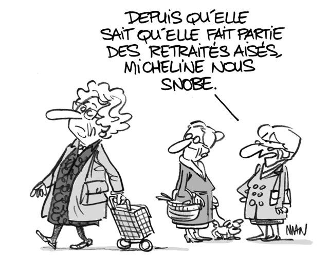 Dessin de presse : Aisés presse : Aisés