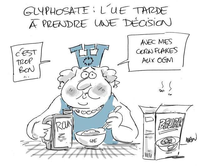 Dessin de presse : Glyphosate presse : Glyphosate