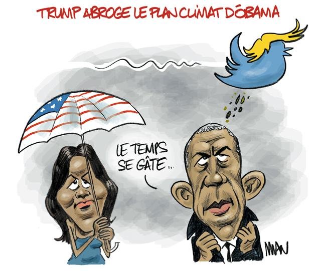 Dessin de presse : Temps pourri presse : Temps pourri