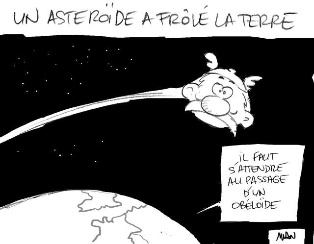 Dessin de presse : Asteroïde presse : Asteroïde