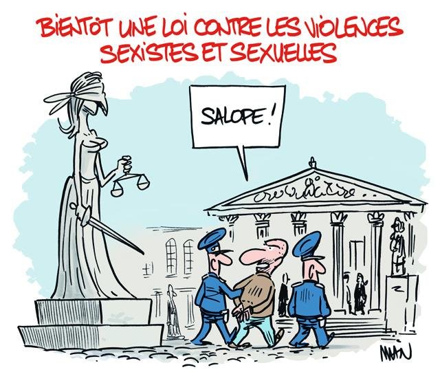 Dessin de presse : Salope presse : Salope