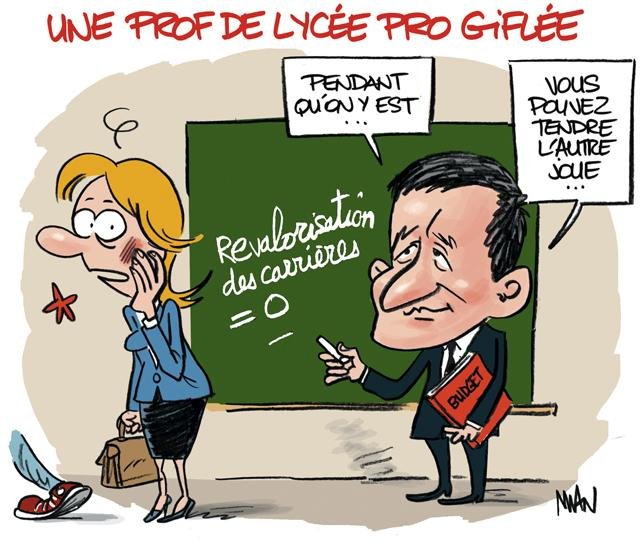 Dessin de presse : Gifle presse : Gifle