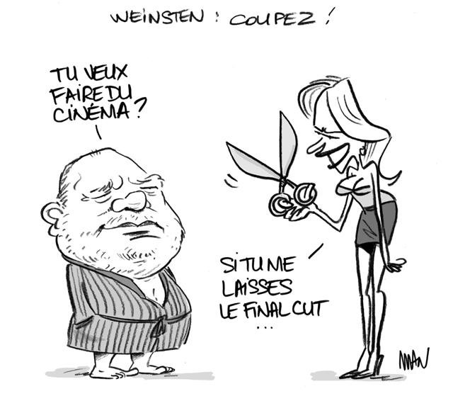 Dessin de presse : Weinstein presse : Weinstein