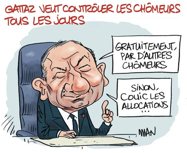 Dessin de presse : Gattaz presse : Gattaz
