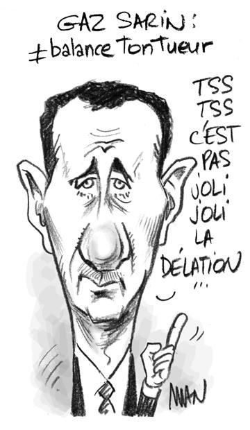 Dessin de presse : Délation presse : Délation