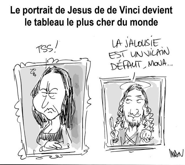 Dessin de presse : De Vinci presse : De Vinci