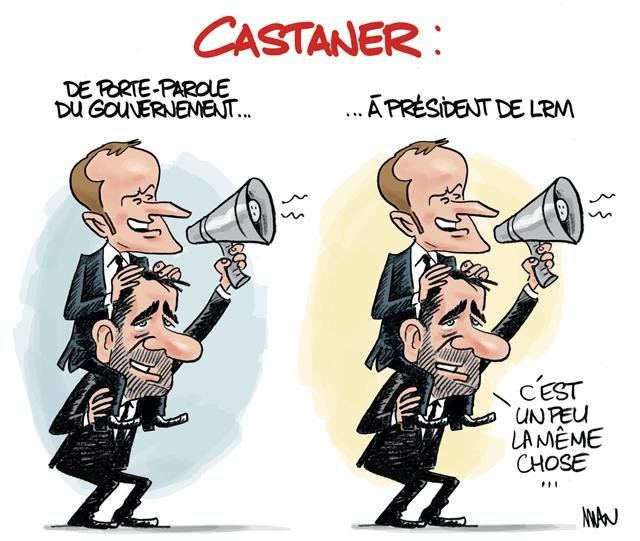 Dessin de presse : Castaner presse : Castaner