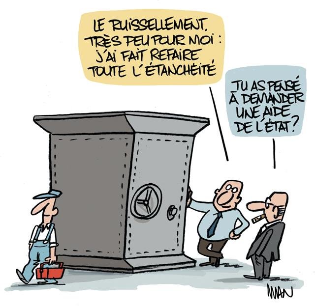 Dessin de presse : Ruissellement presse : Ruissellement