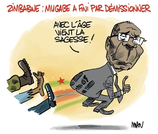 Dessin de presse : Mugabe presse : Mugabe
