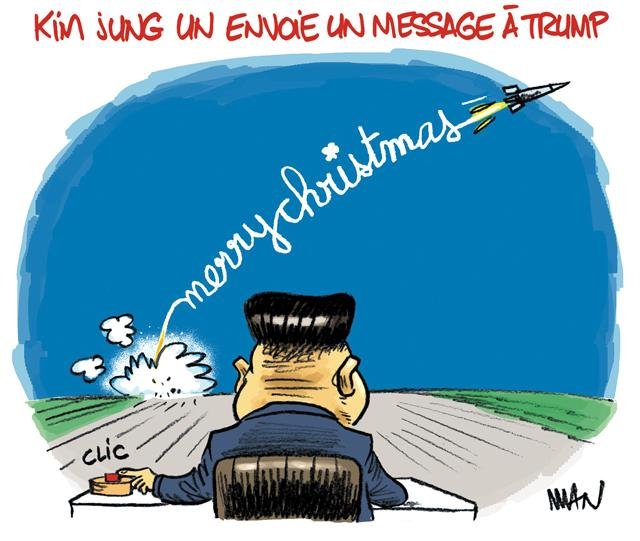 Dessin de presse : Message presse : Message