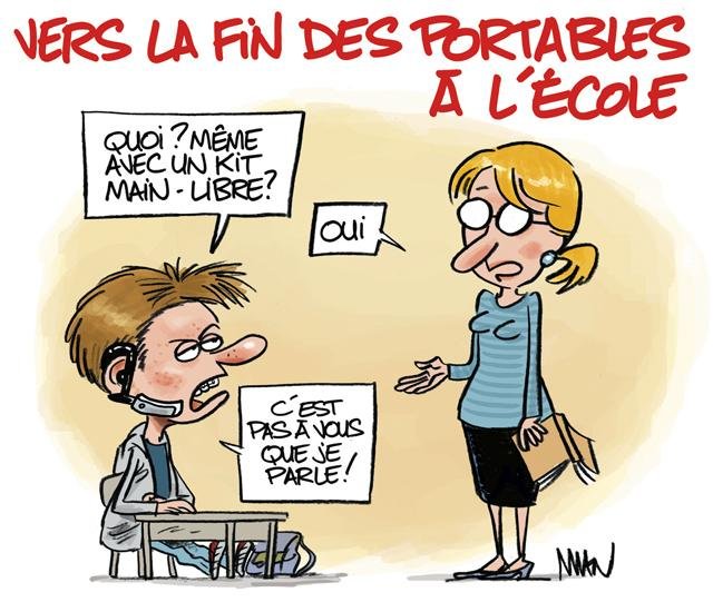 Dessin de presse : Portables presse : Portables