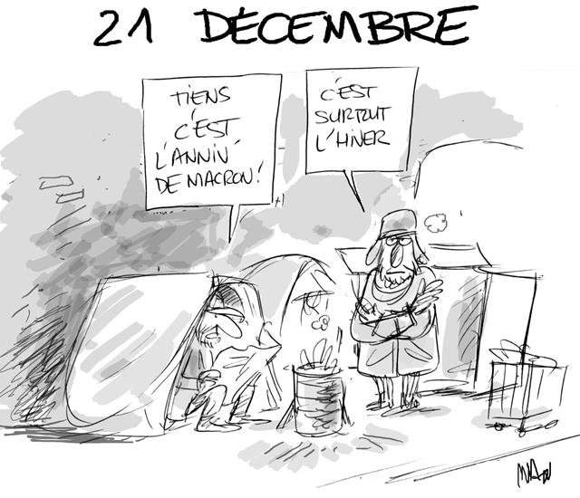 Dessin de presse : Hiver presse : Hiver