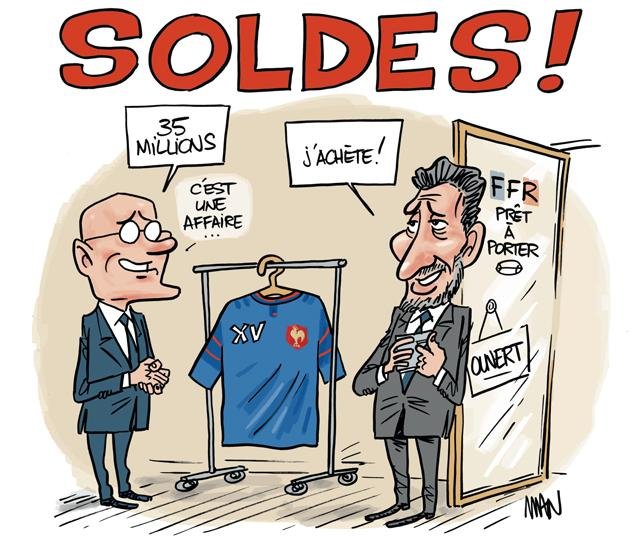 Dessin de presse : Laporte & Altrad presse : Laporte & Altrad