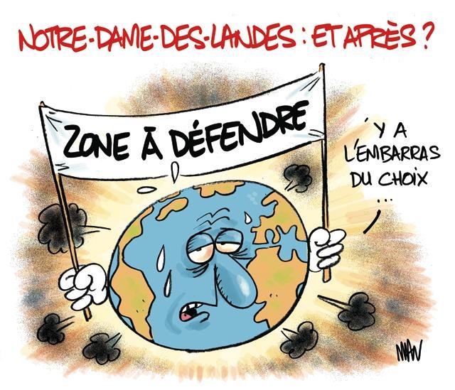 Dessin de presse : NDDL presse : NDDL