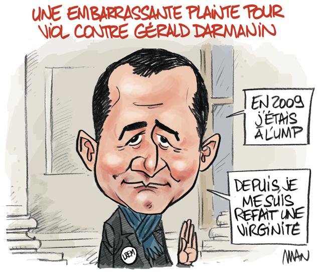 Dessin de presse : Darmanin presse : Darmanin