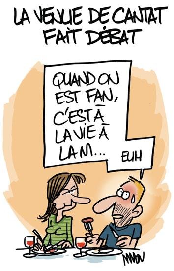 Dessin de presse : Cantat presse : Cantat