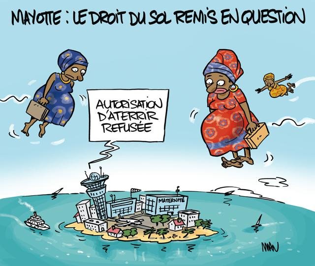 Dessin de presse : Mayotte presse : Mayotte