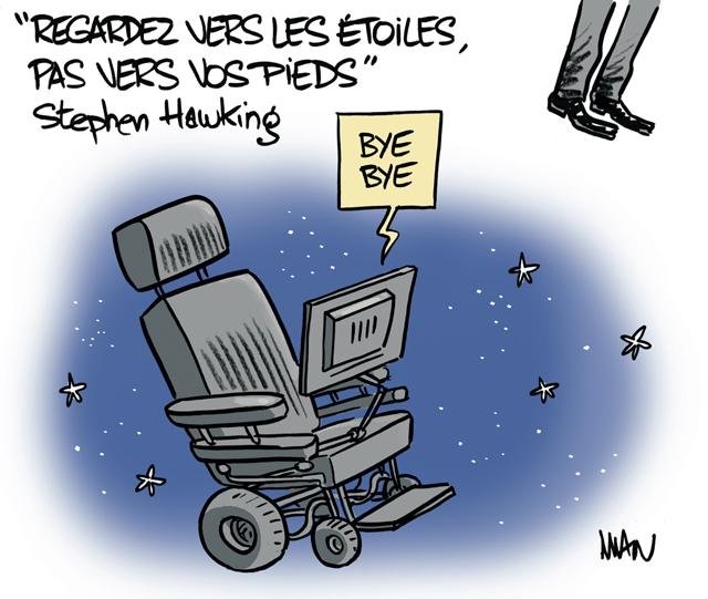 Dessin de presse : Hawking presse : Hawking