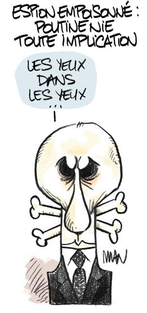 Dessin de presse : Empoisonnement presse : Empoisonnement