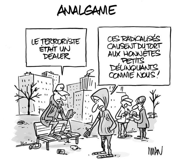 Dessin de presse : Amalgame presse : Amalgame
