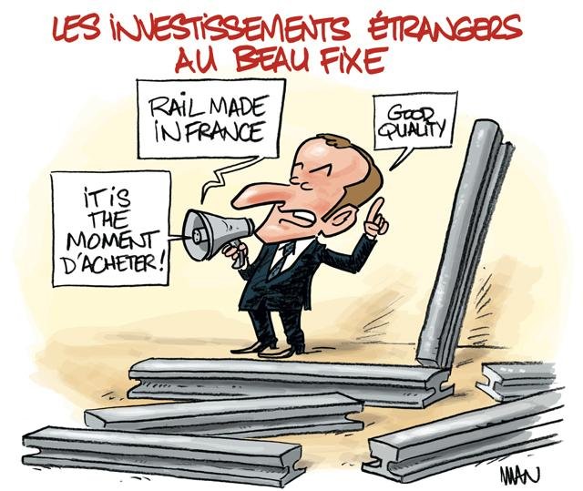 Dessin de presse : Investissements presse : Investissements