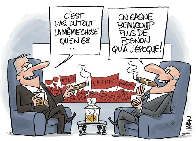 Dessin de presse : Mai68 presse : Mai68