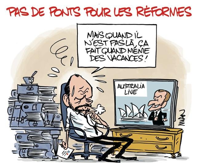Dessin de presse : Ponts presse : Ponts