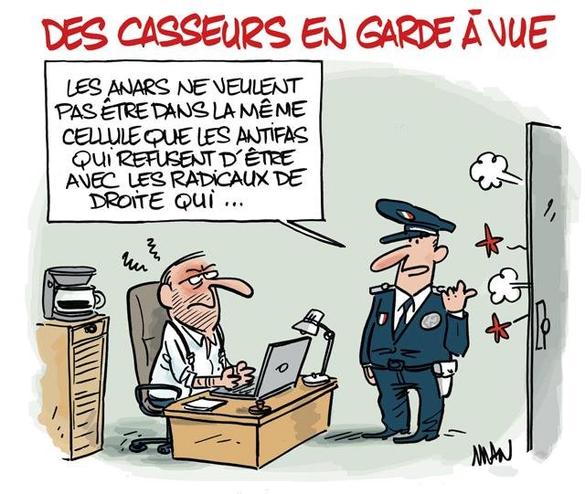 Dessin de presse : Casseurs presse : Casseurs