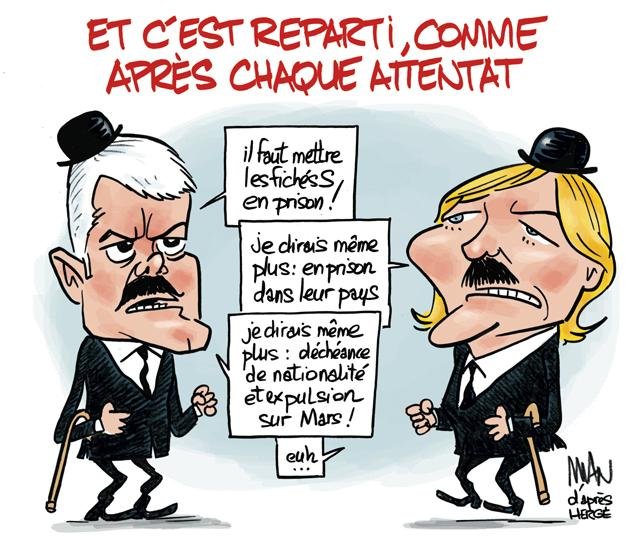 Dessin de presse : Dupontd presse : Dupontd