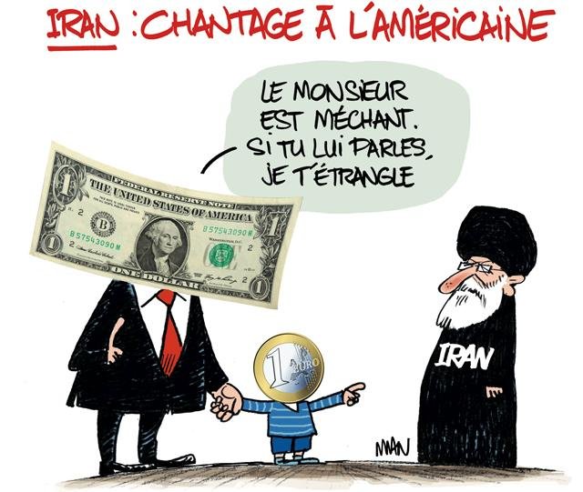 Dessin de presse : Chantage presse : Chantage