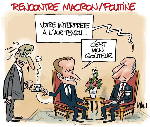 Dessin de presse : Goûteur presse : Goûteur