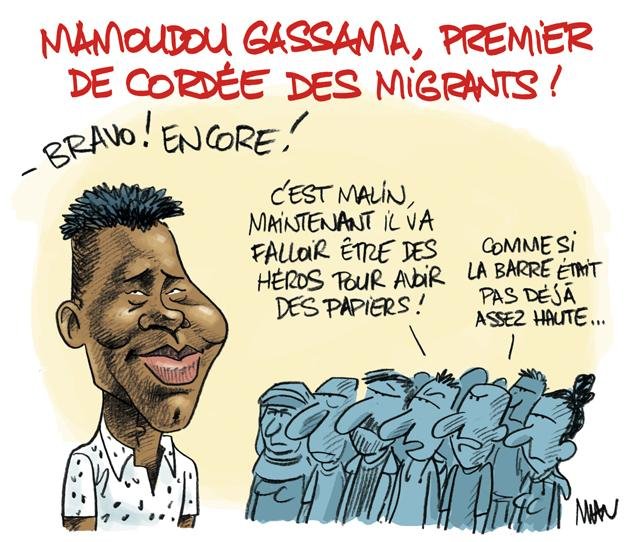 Dessin de presse : Mamoudou presse : Mamoudou