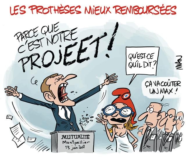 Dessin de presse : Prothèses presse : Prothèses