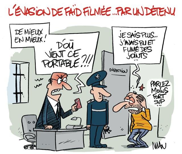Dessin de presse : Evasion presse : Evasion