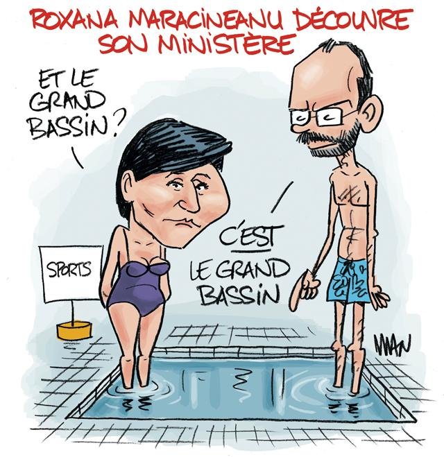 Dessin de presse : Bassin presse : Bassin
