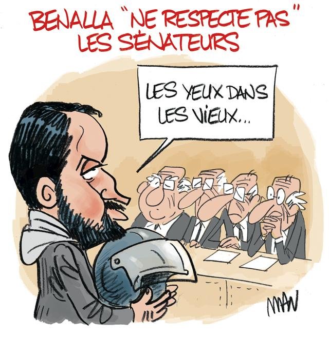 Dessin de presse : Benalla1 presse : Benalla1