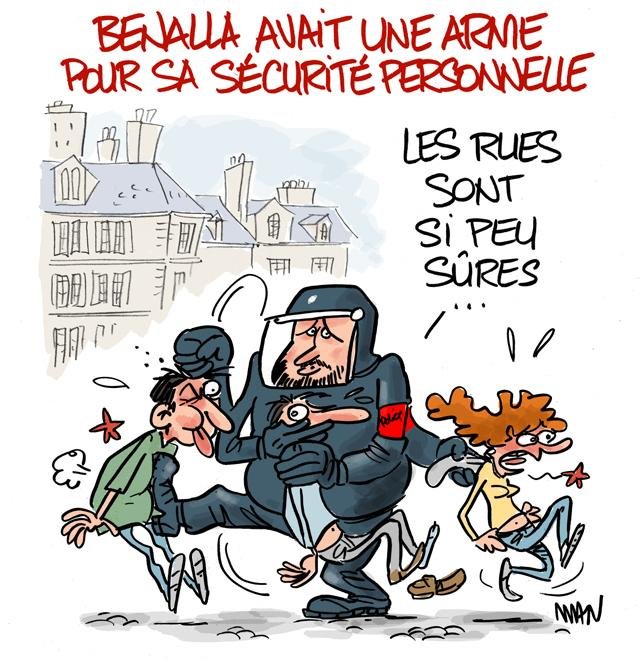 Dessin de presse : Benalla2 presse : Benalla2