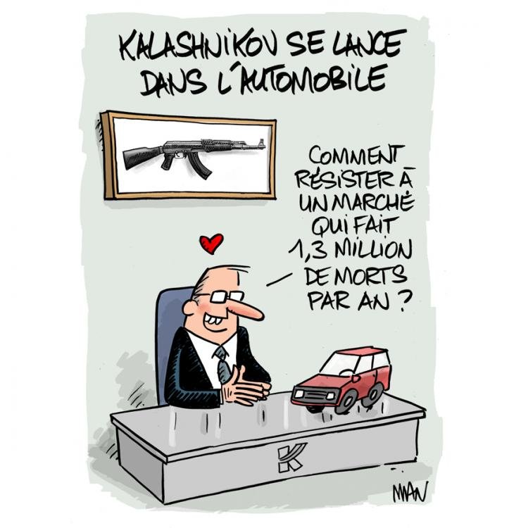 Dessin de presse : Kalash presse : Kalash
