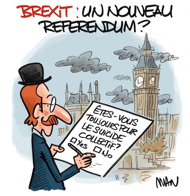 Dessin de presse : Brexit presse : Brexit