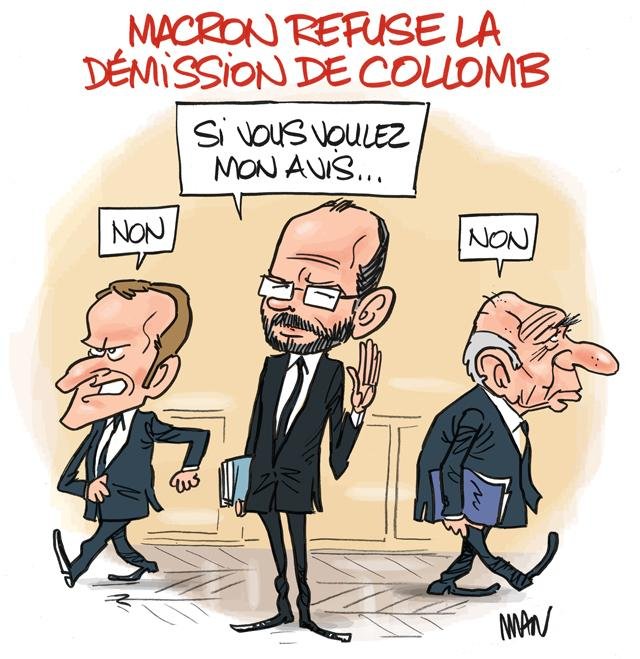 Dessin de presse : Démission presse : Démission