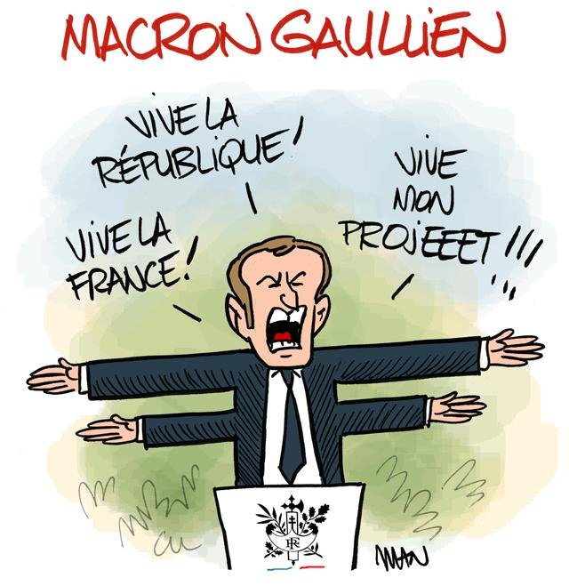 Dessin de presse : Gaullien presse : Gaullien